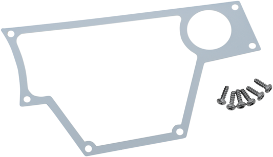Moose Offroad Dash Plate - Large Right White (Part Number 100-4371-PU)