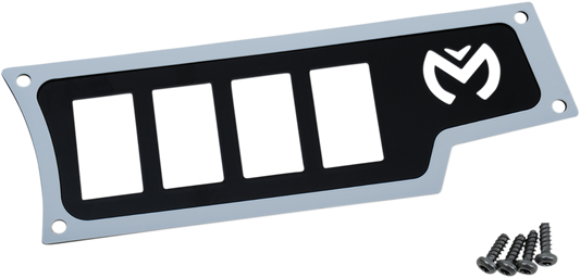 MOOSE OFFROAD Dash Plate - Right - White (Part #100-4351-PU) for RZR