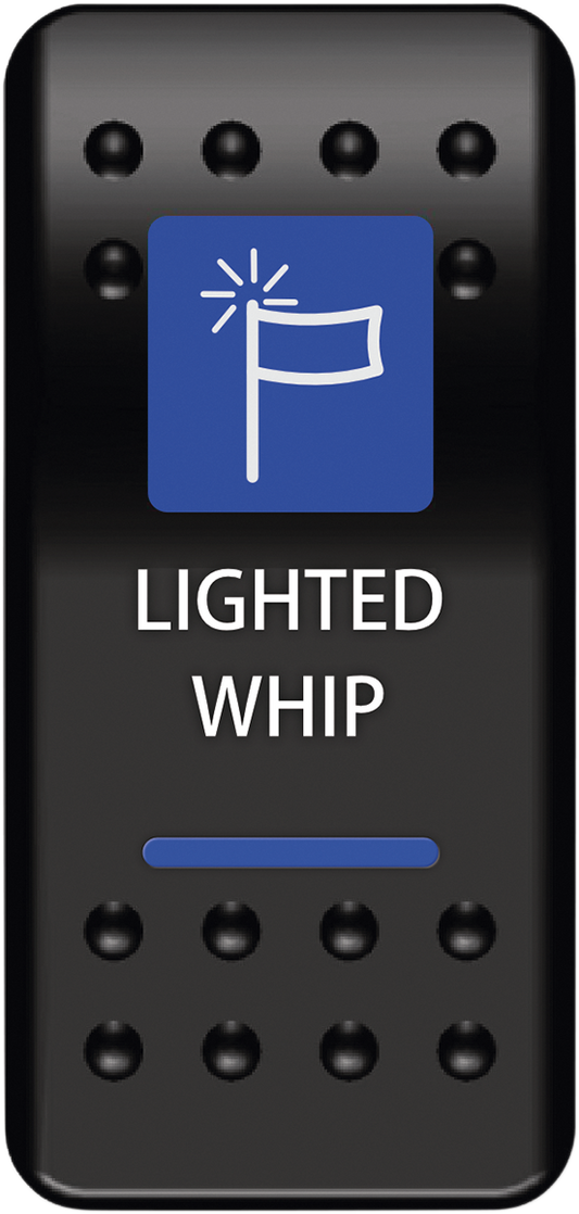 Moose Offroad Rocker Switch with Lighted Whip - Model WHP-PWR