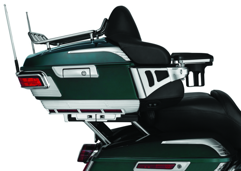 Kuryakyn Billet Antenna Round/Grooved Chrome for Harley Davidson Touring Models