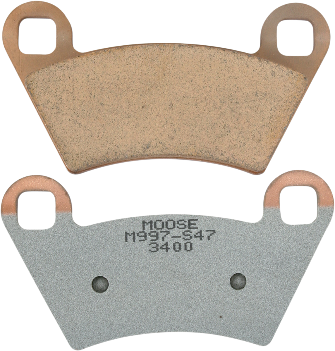MOOSE OFFROAD XCR Brake Pads for Polaris M997-S47 - Durable Sintered Metal Construction