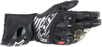 Alpinestars GP Tech v2 Gloves Black/White 3XL – Advanced Impact Protection and Flexibility