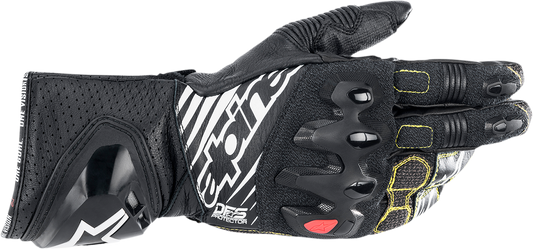 Alpinestars GP Tech v2 Gloves Black/White 3XL – Advanced Impact Protection and Flexibility