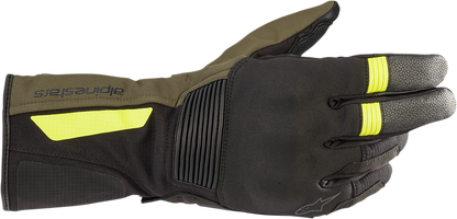 Alpinestars Denali Aerogel Drystar® Gloves - Black Forest/Fluo Yellow - Small