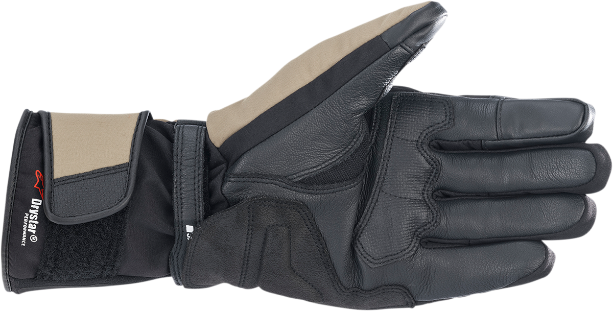 Alpinestars Denali Aerogel Drystar® Gloves - Black, Dark Khaki, Fluo Red - XL