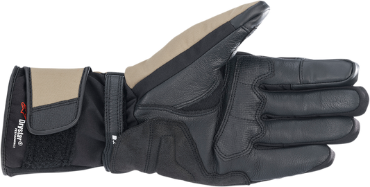 Alpinestars Denali Aerogel Drystar® Gloves - Black, Dark Khaki, Fluo Red - XL