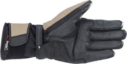 Alpinestars Denali Aerogel Drystar® Gloves - Black, Dark Khaki, Fluo Red - 2XL (Part #3526922-1853-2X)