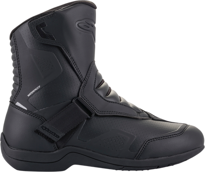 Alpinestars Waterproof V2 Ridge Boots - Black US 9 / EU 43 - Durable Motorcycle Footwear