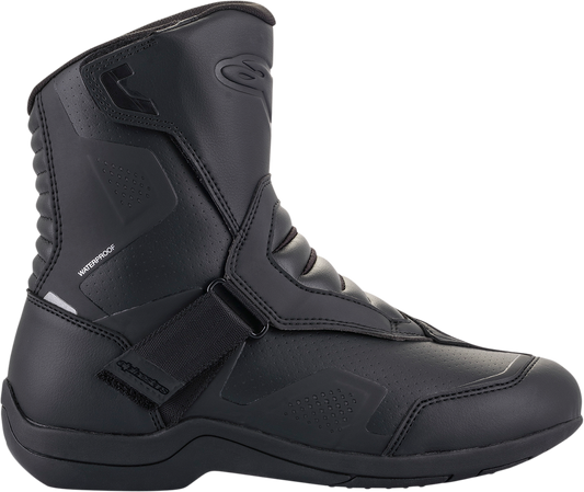 Alpinestars Waterproof V2 Ridge Boots - Black US 9 / EU 43 - Durable Motorcycle Footwear