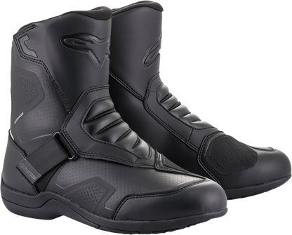 Alpinestars Waterproof V2 Ridge Boots - Black US 9 / EU 43 - Durable Motorcycle Footwear