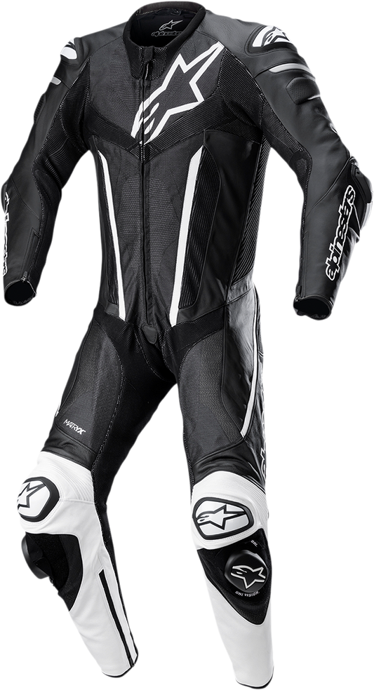 Alpinestars Fusion 1-Piece Race Suit - Black/White US 40 / EU 50 - Model 3153022-12-50