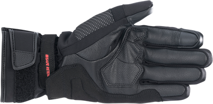 Alpinestars Stella Andes V3 Drystar® Gloves - Black and Coral, XS | Waterproof Motorcycle Gloves with Impact Protection