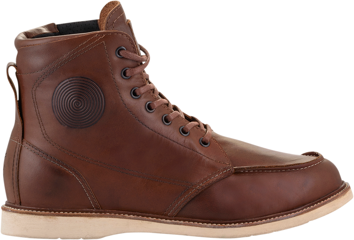 Alpinestars Oscar Monty v2 Boots - Brown, US 8 - Durable Leather & Impact-Resistant Support