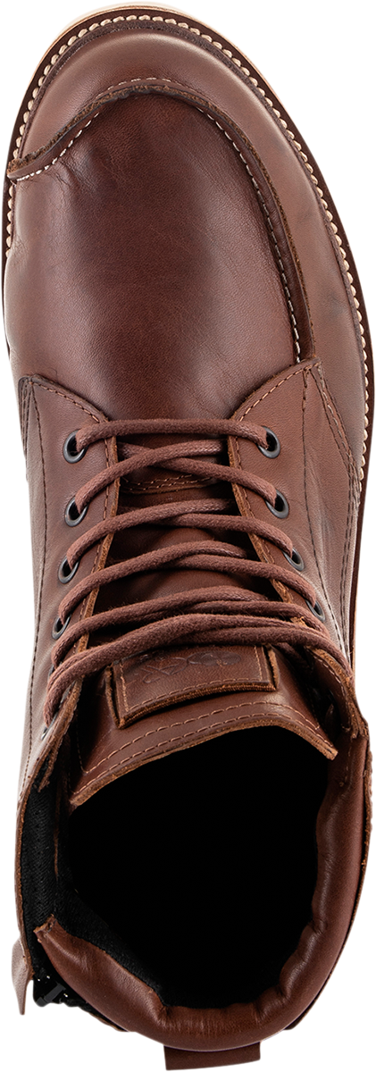 Alpinestars Oscar Monty v2 Boots - Brown, US 8 - Durable Leather & Impact-Resistant Support