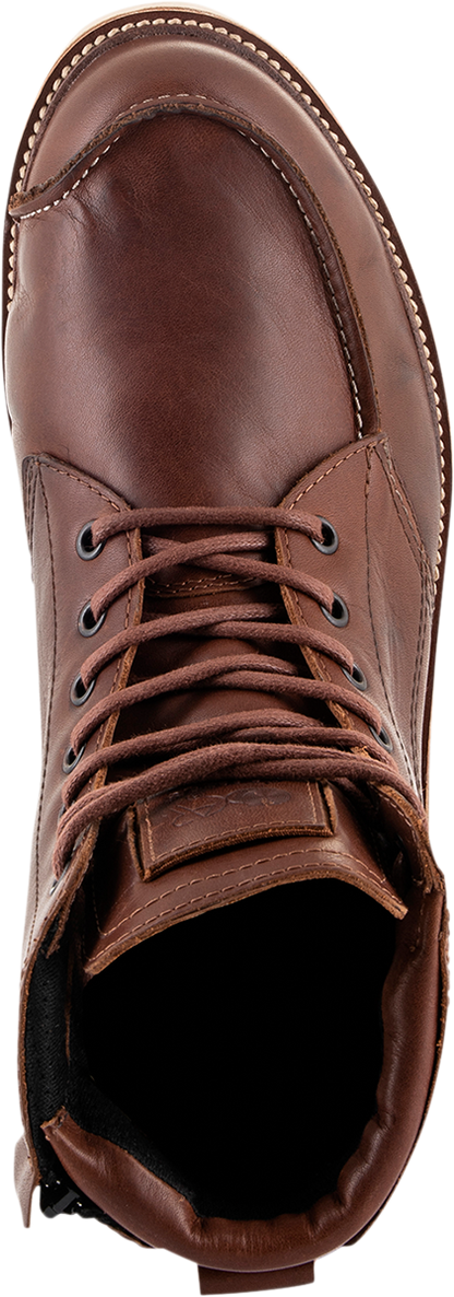 Alpinestars Oscar Monty v2 Boots - Brown, US 8 - Durable Leather & Impact-Resistant Support