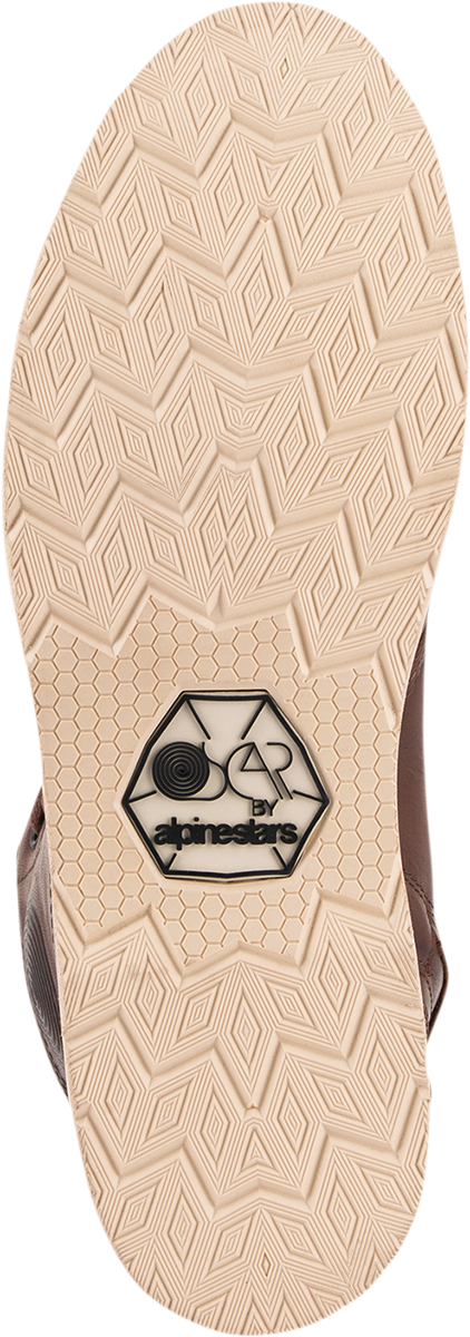 Alpinestars Oscar Monty v2 Boots - Brown, US 8 - Durable Leather & Impact-Resistant Support