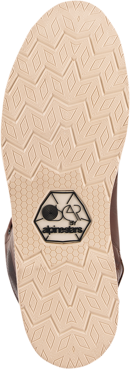 Alpinestars Oscar Monty v2 Boots - Brown, US 8 - Durable Leather & Impact-Resistant Support