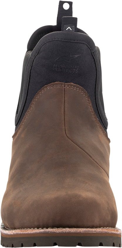 Alpinestars Turnstone Boots - Black/Brown US 8 with Innovative Retention System