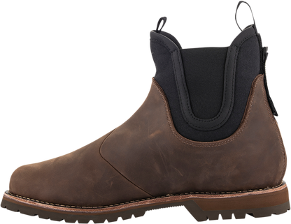 Alpinestars Turnstone Boots - Black/Brown US 8 with Innovative Retention System