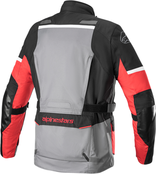 Alpinestars Andes v3 Jacket - Dark Gray/Black/Bright Red, Large - Versatile Motorcycle Performance Gear