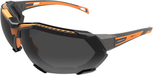 FORCEFLEX FF4 Sunglasses - Foam - Gray/Orange - Smoke Lens FF4-04055-041