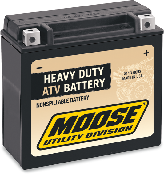 Moose Offroad AGM Battery YTX14AH (Part Number: MOOM72H4A) – Heavy-Duty Recreation and ATV Power Source