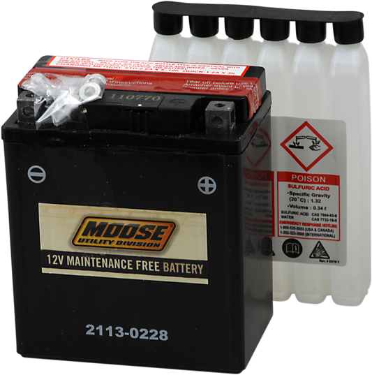 Moose Offroad AGM Battery YTX7L-BS (Part Number: MTX7L-BS)