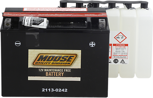 MOOSE OFFROAD AGM Battery YTX24HL-BS (Part Number MTX24HL-BS)