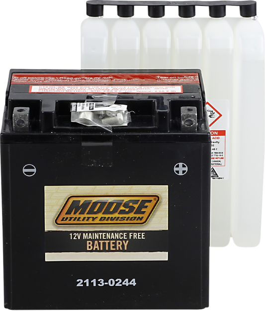 MOOSE OFFROAD AGM Battery YIX30L-BS MTX30L-BS for Heavy-Duty Off-Road Equipment
