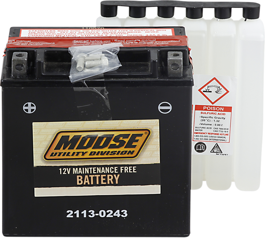 MOOSE Offroad AGM Battery YTX20CH-BS (Part Number: MTX20CH-BS)