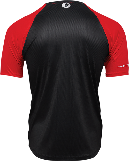 THOR Intense Assist Chex Short-Sleeve Jersey - Red/Black, Medium - Part 5120-0140