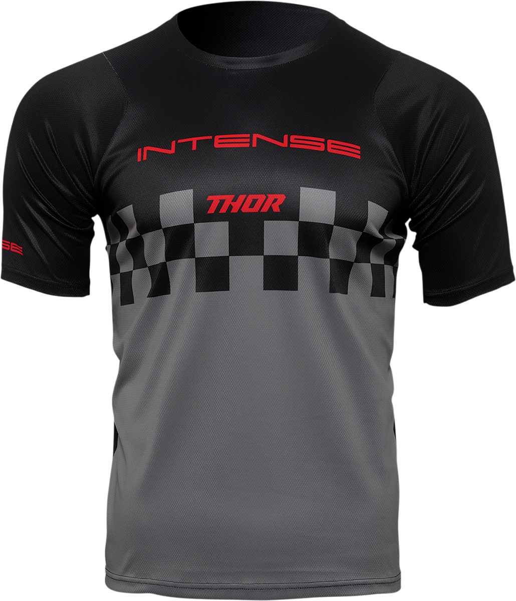 THOR Intense Assist Chex Short-Sleeve Jersey - Black/Gray, Part 5120-0145