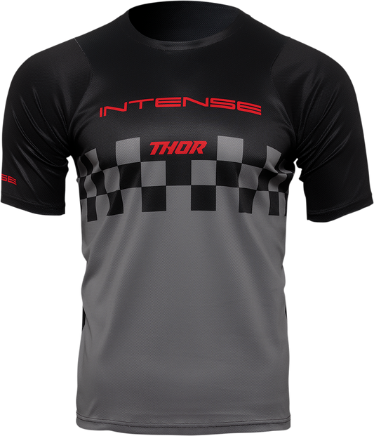 THOR Intense Assist Chex Short-Sleeve Jersey - Black/Gray, Part 5120-0145