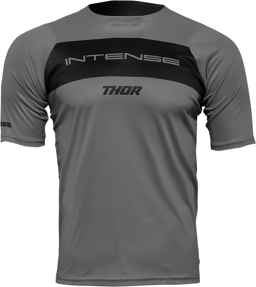 THOR Intense Assist Dart Short-Sleeve Jersey - Gray/Black - XS (Part Number 5120-0156)