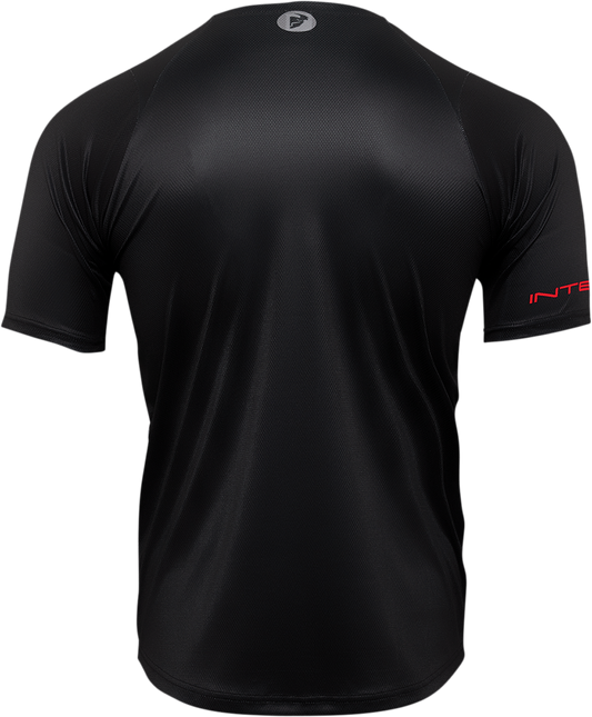 THOR Intense Assist Chex Short-Sleeve Jersey - Black/Gray, Part 5120-0145