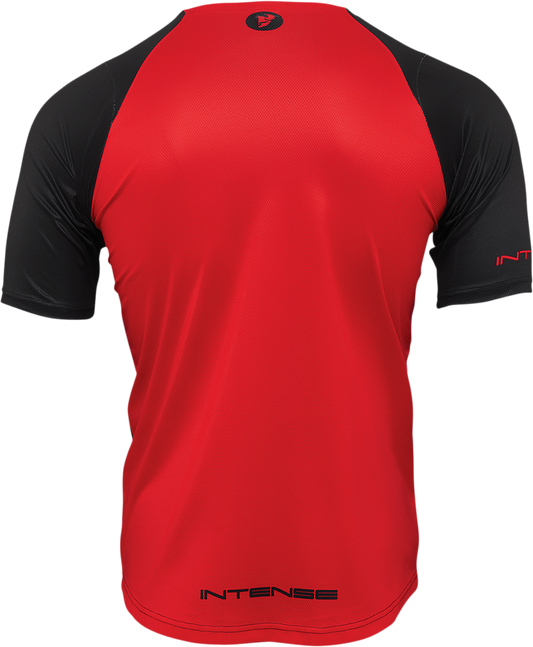 THOR Intense Assist Dart Short-Sleeve Jersey - Black/Red - Large 5120-0153
