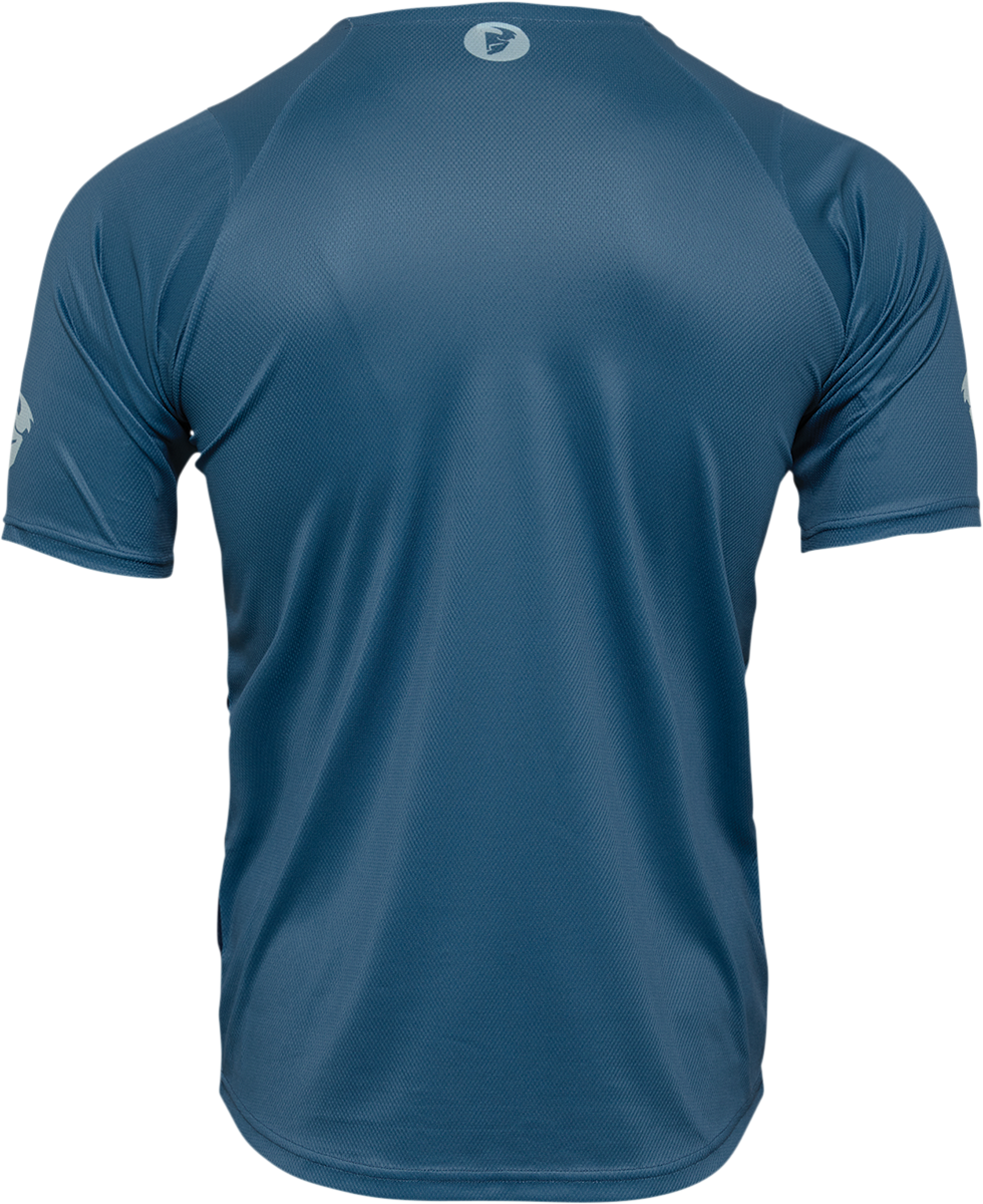 THOR Assist Shiver Short-Sleeve Jersey - Teal & Midnight - XS, Model 5120-0162