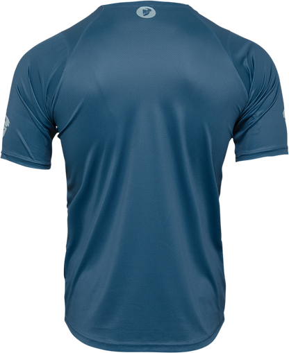 THOR Assist Shiver Short-Sleeve Jersey - Teal & Midnight - XS, Model 5120-0162