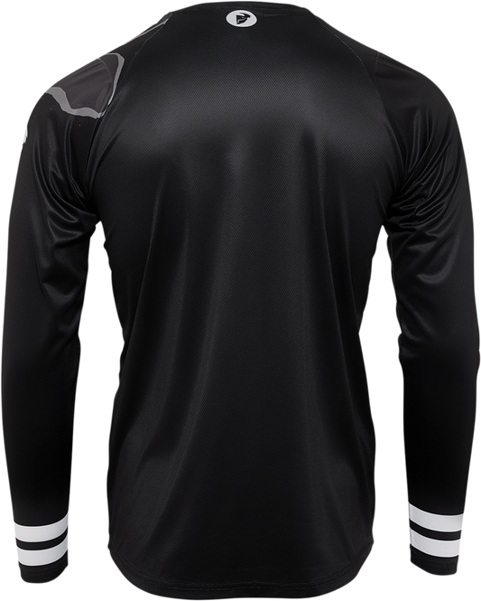 THOR Assist Banger Long-Sleeve MTB Jersey - Black, XS, Part 5120-0186