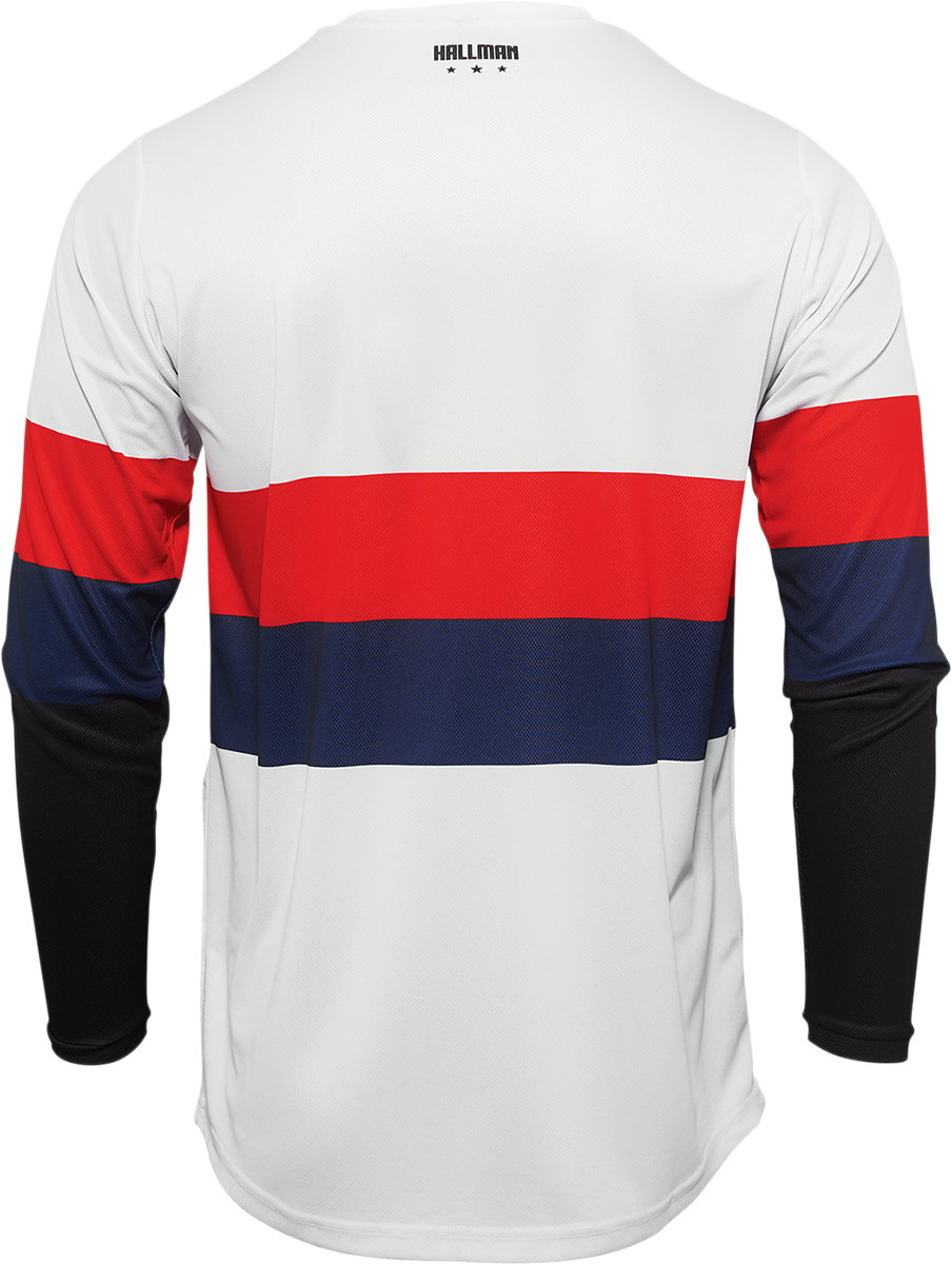 THOR Hallman Differ Draft Jersey 2XL White/Red/Navy - Part 2910-6606