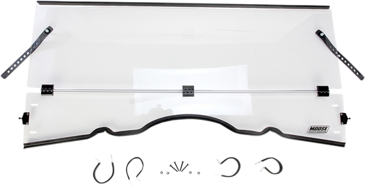 Moose Offroad Full Folding Windshield for Kymco LEMA100-0029 - Premium Polycarbonate Shield