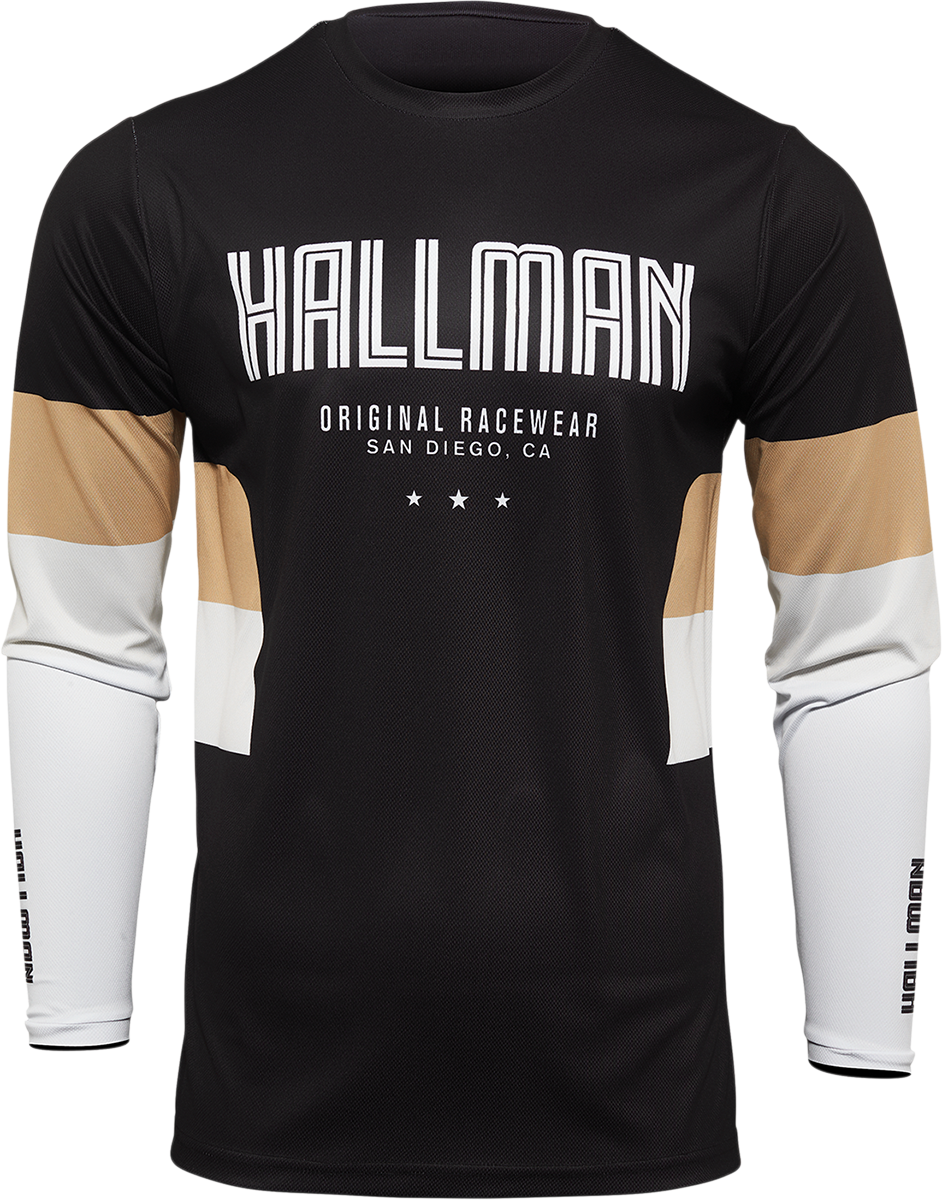 THOR Hallman Differ Draft Jersey 3XL by THOR Part 2910-6610 – Black and Latte