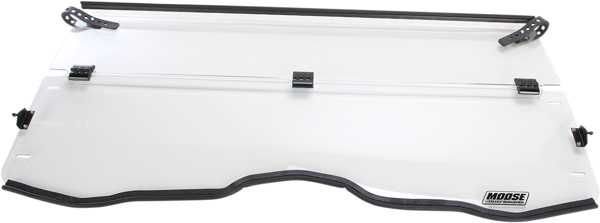 MOOSE OFFROAD Z-Force Full Folding Windshield LEMA100-0034 with Polycarbonate Shield and Ventilation