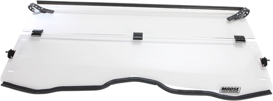 MOOSE OFFROAD Z-Force Full Folding Windshield LEMA100-0034 with Polycarbonate Shield and Ventilation