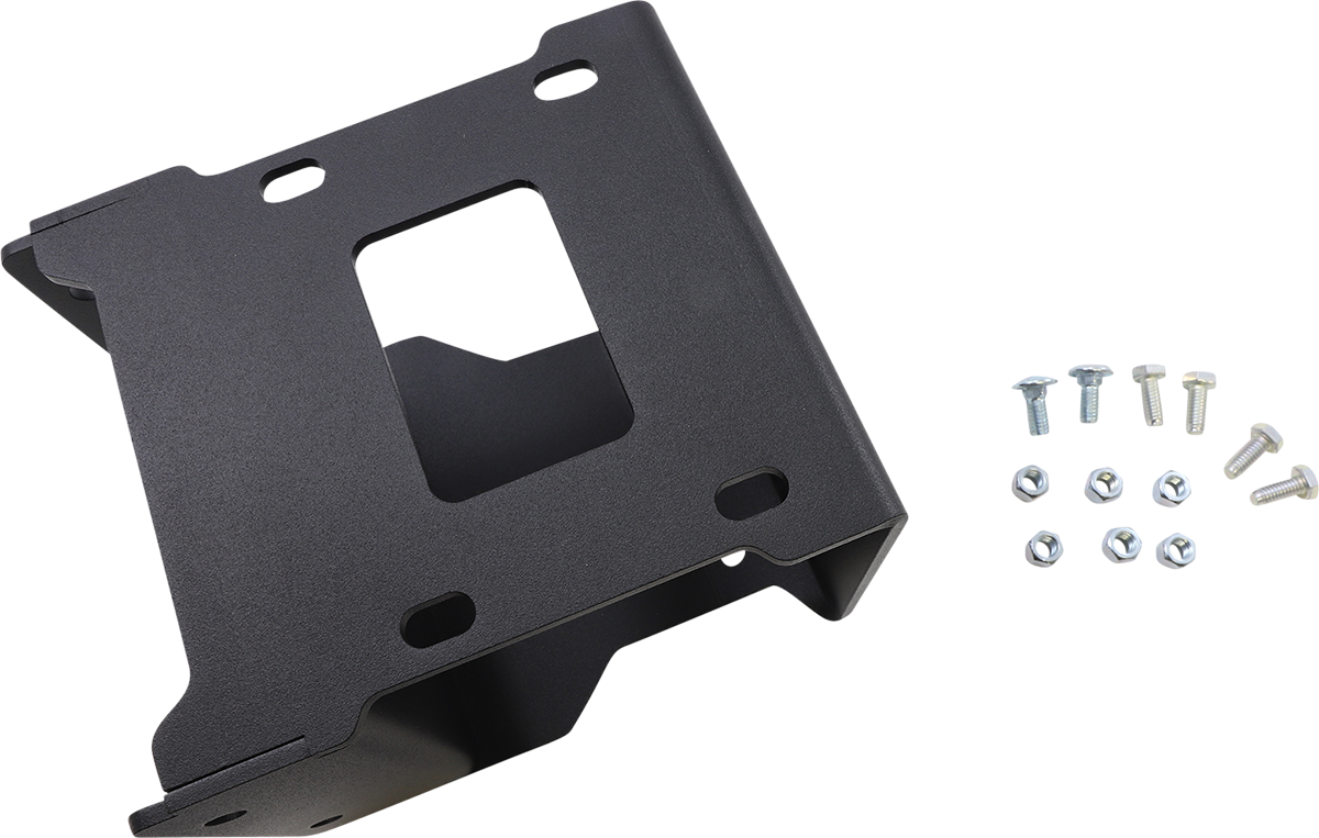 Moose Offroad Polaris ATV Winch Mount Kit 1647PF - Easy-Connect Design