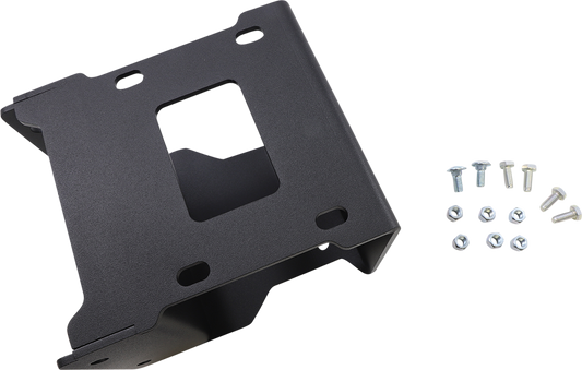 Moose Offroad Polaris ATV Winch Mount Kit 1647PF - Easy-Connect Design