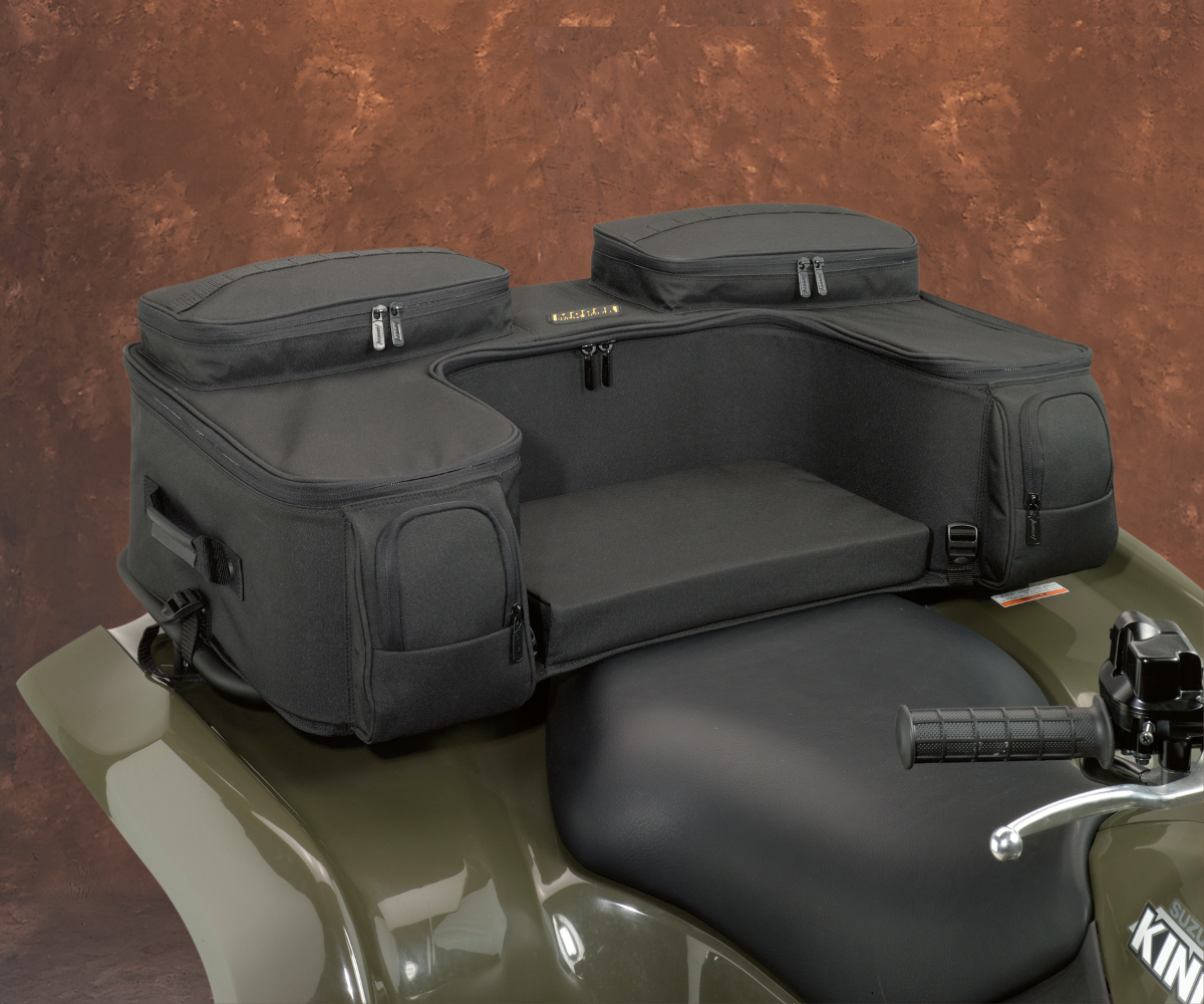 Moose Offroad Ozark Rear Rack Bag - Black (Part Number: 3505-0212)