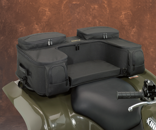 Moose Offroad Ozark Rear Rack Bag - Black (Part Number: 3505-0212)