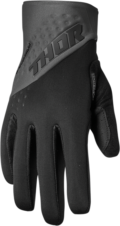 THOR Spectrum Cold Weather Gloves XS by THOR - Black and Charcoal, Part #3330-6752