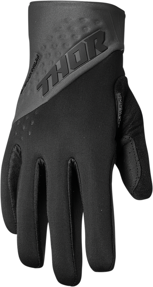THOR Spectrum Cold Weather Gloves XS by THOR - Black and Charcoal, Part #3330-6752